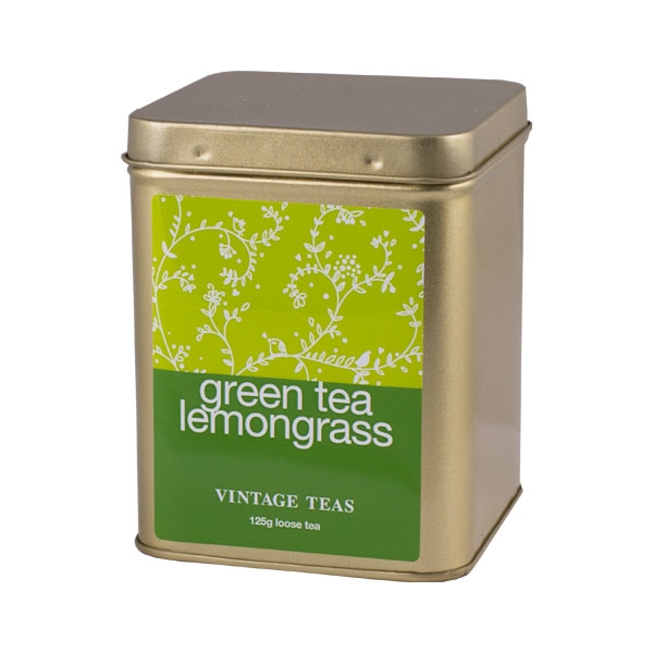 Vintage Teas Green Tea Lemongrass - 125g tin