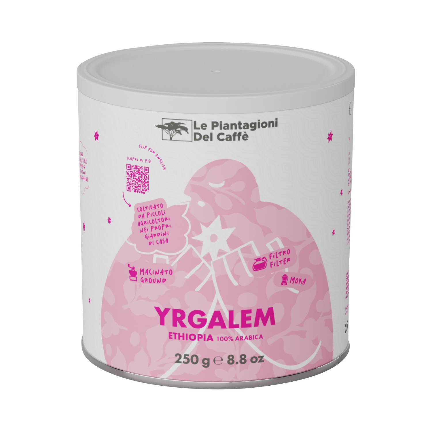 Le Piantagioni del Caffe - Ethiopia Yrgalem 250g - ground