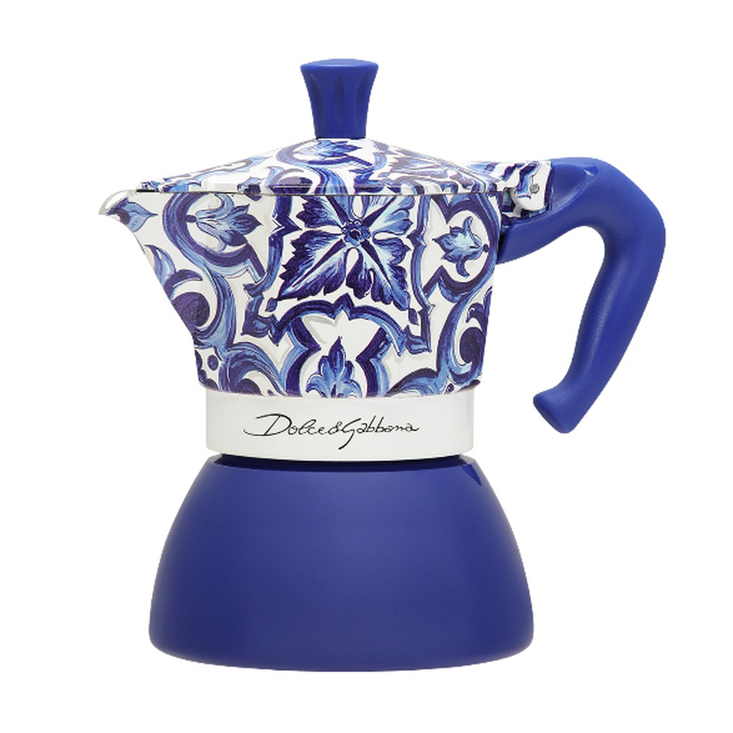 Bialetti Dolce & Gabbana - Moka Induction Mediterranean Blue 4tz