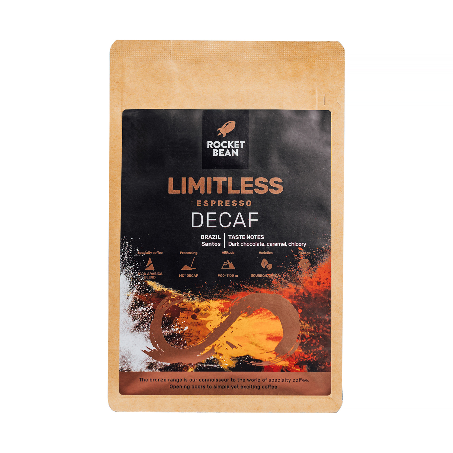 Rocket Bean - Brazylia Limitless Decaf Espresso 200 g
