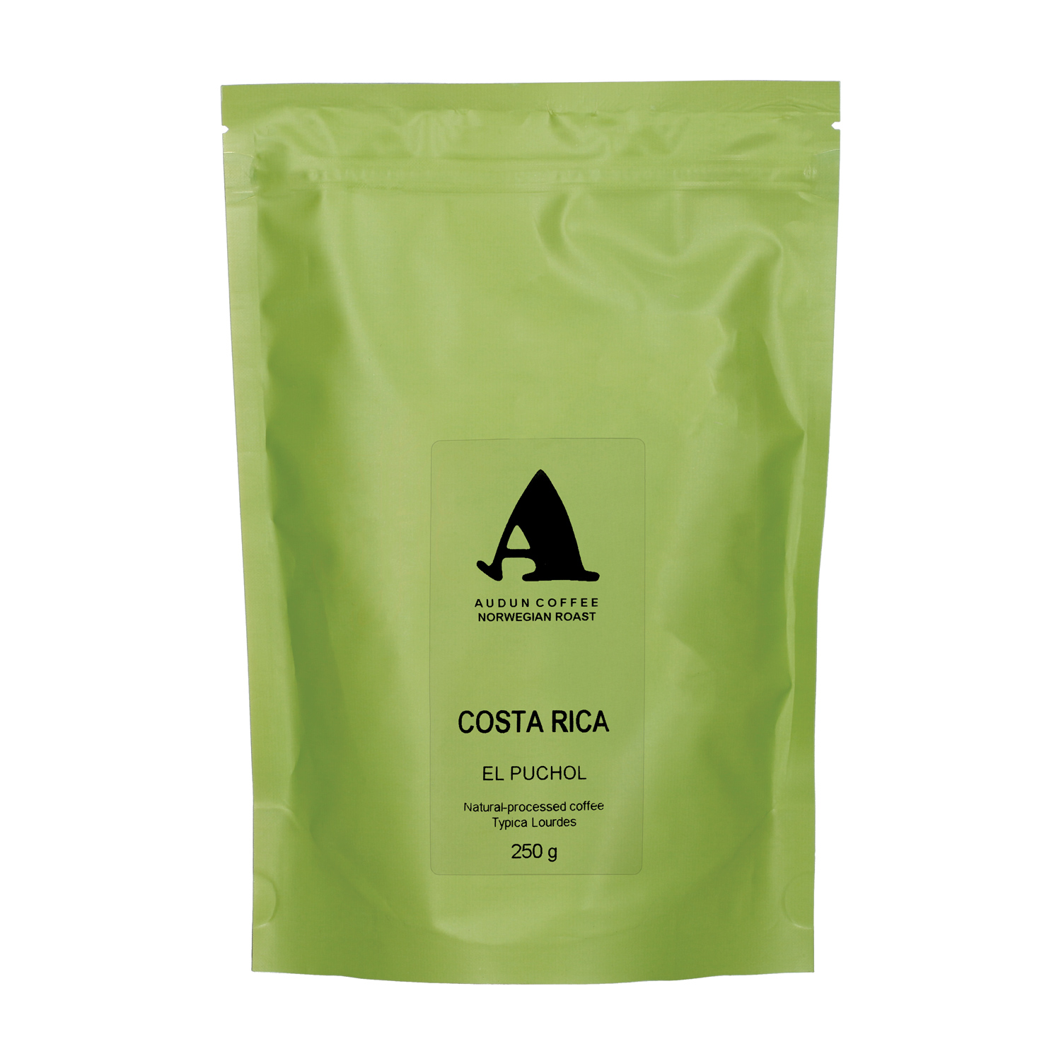 Audun Coffee - kawa ziarnista Kostaryka El Puchol Natural Filter 250 g