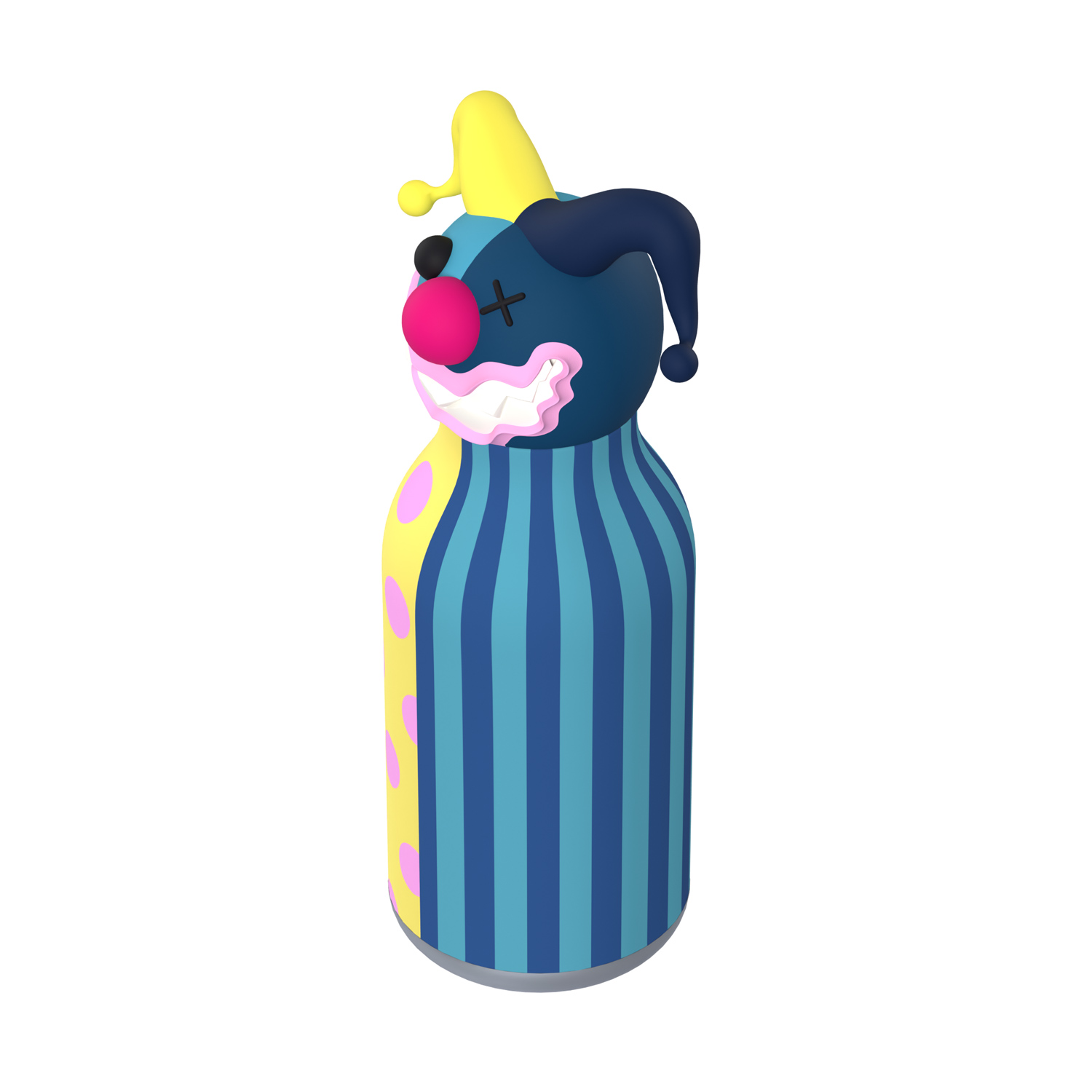 Asobu - butelka termiczna Spookies Boogey klaun 460 ml