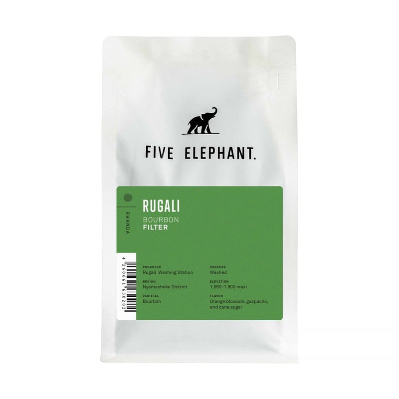 Five Elephant - Rwanda Rugali Washed Filter 250g