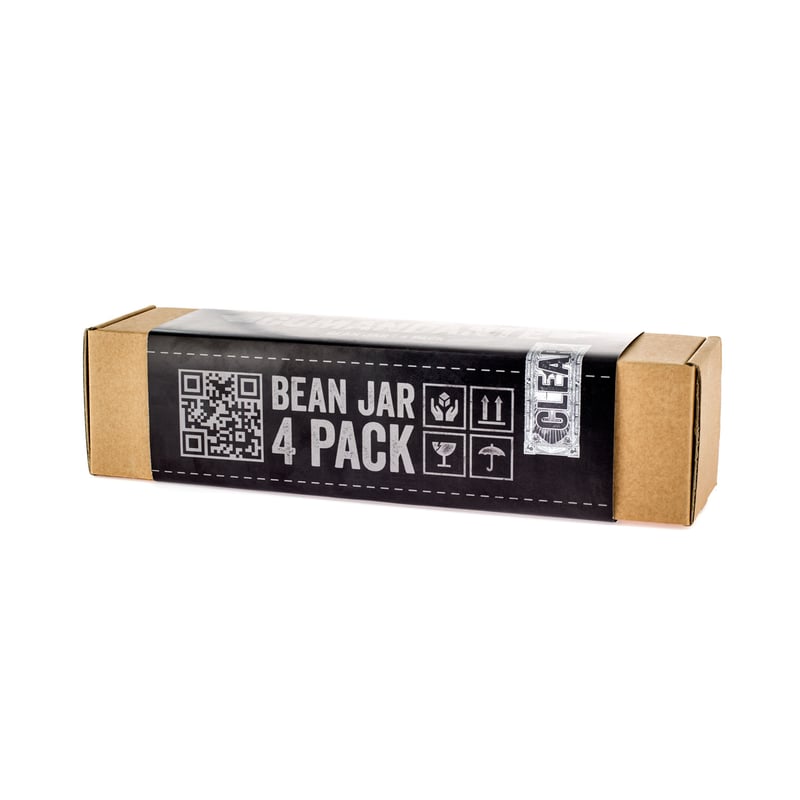 Comandante - Bean Jar - Clear Glass - 4 Pack