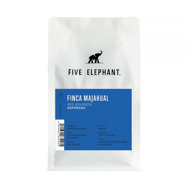 Five Elephant - Salwador Finca Majahual Natural Espresso 250g (outlet)