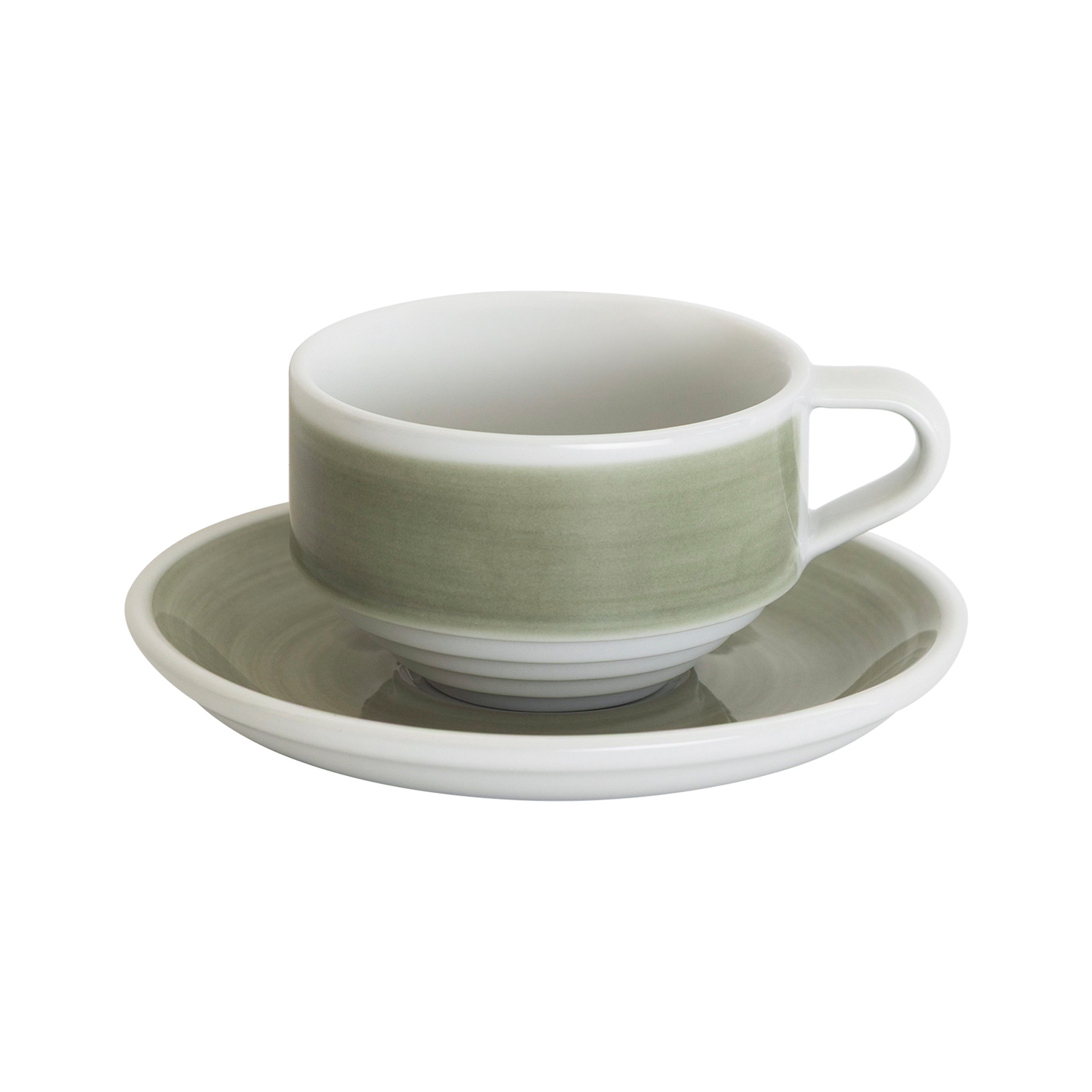 Loveramics Deco - 120 ml Cortado cup and saucer - Grey