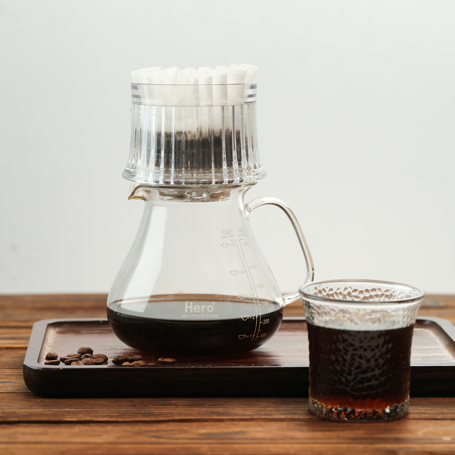 zeroHero - dripper plastikowy Speed 2-4 fil. - Przezroczysty