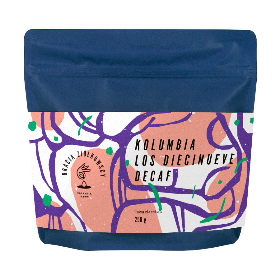 Bracia Ziółkowscy - Colombia Los Diecinueve Washed Decaf Filter 250g