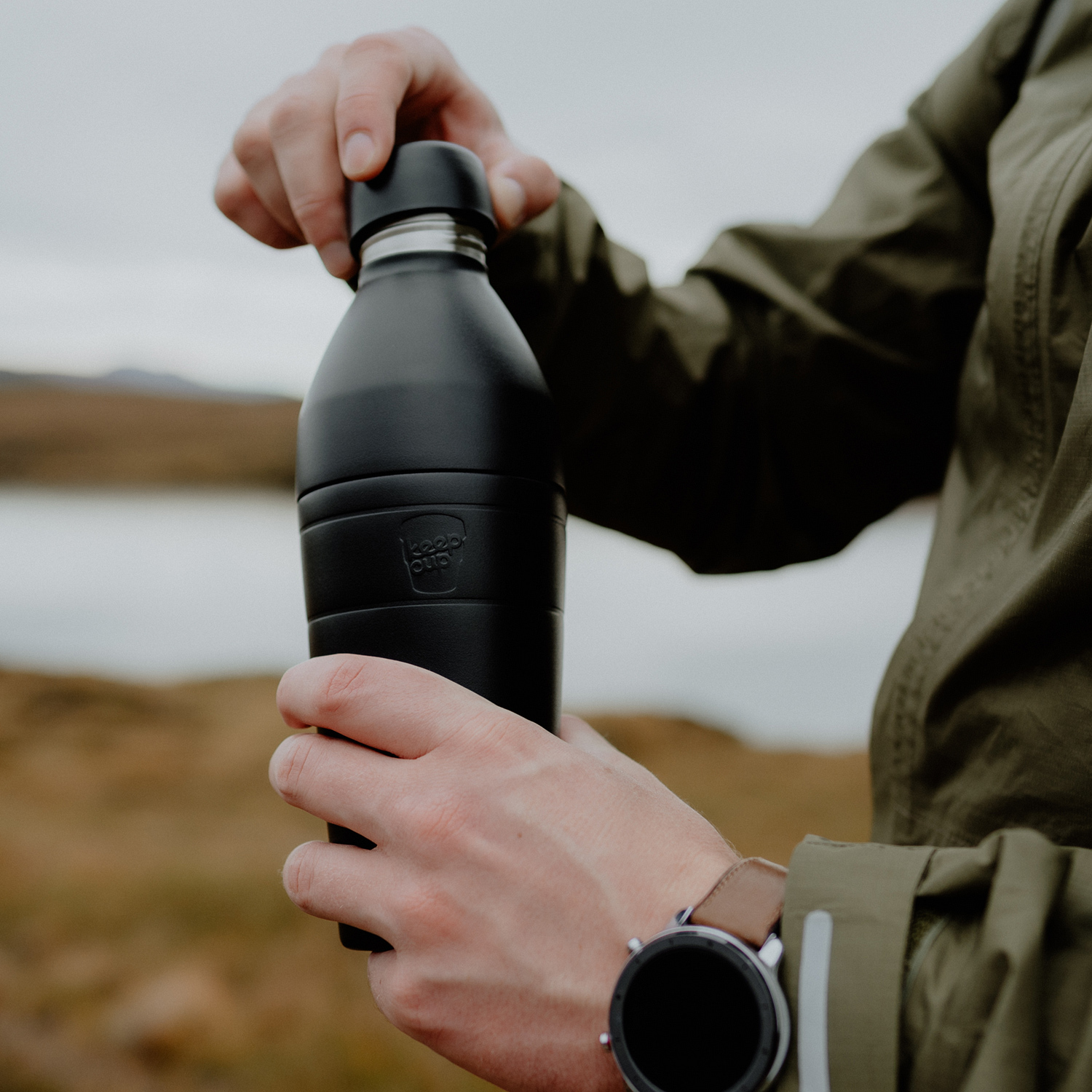 KeepCup - Helix Bottle Thermal Black 650ml