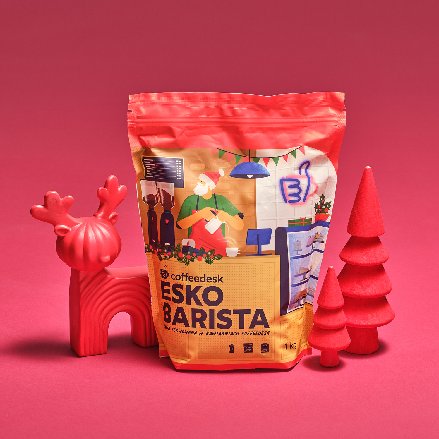 Coffeedesk Xmas Esko Barista - kawa ziarnista Brazylia Campo das Vertentes Espresso 1 kg