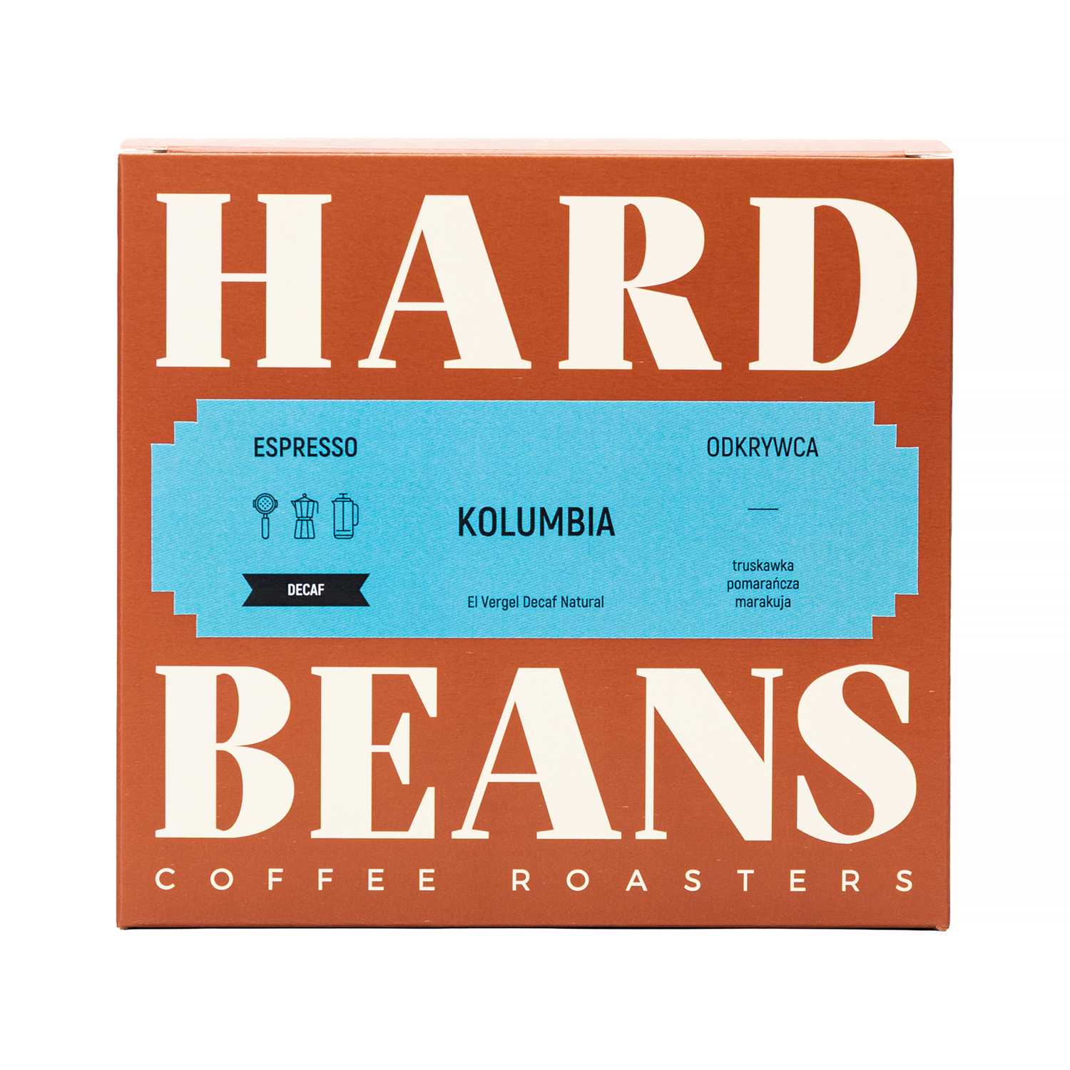 Hard Beans - Colombia El Vergel Natural Decaf Espresso 250g