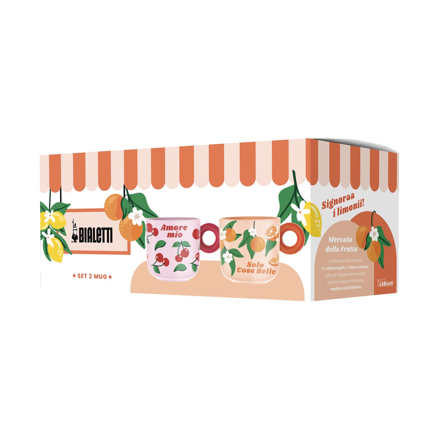 Bialetti - Fruit Vibes zestaw 2 kubków 350ml