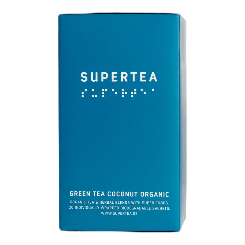 Teministeriet - Supertea Green Tea Coconut Organic - 20 Tea Bags