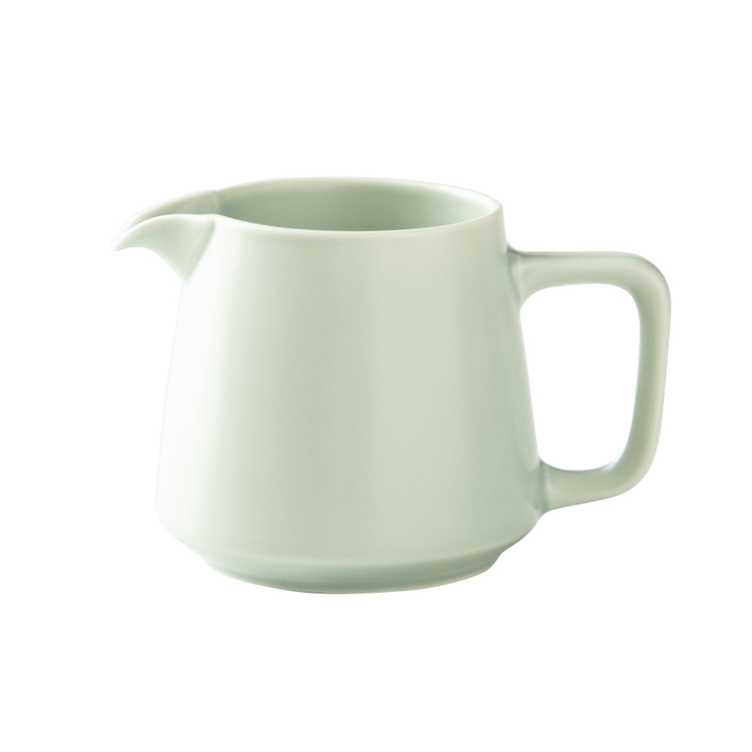 ORIGAMI serwer ceramiczny do kawy 400ml zielony mat