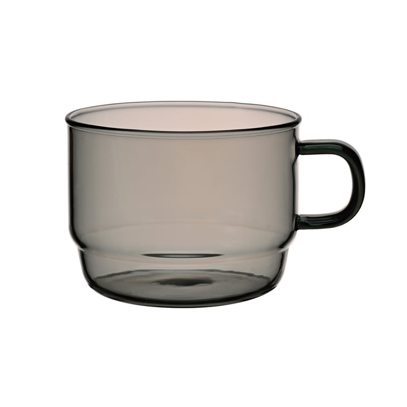 Hario - Colors Stacking Mug Cup - Szklany kubek szary 300ml