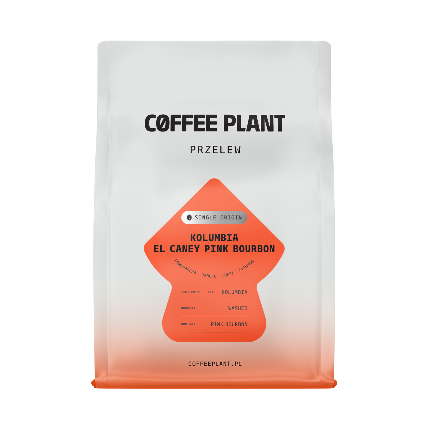 COFFEE PLANT - kawa ziarnista Kolumbia El Caney Pink Bourbon Washed Filter 250 g