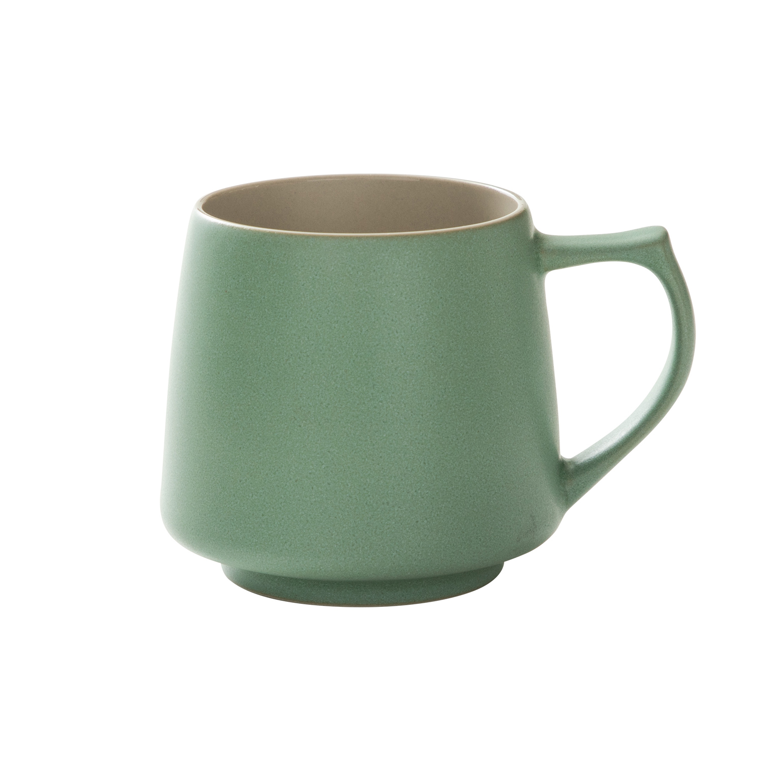 ORIGAMI - Kubek ceramiczny Aroma Vintage 320 ml - Zielony