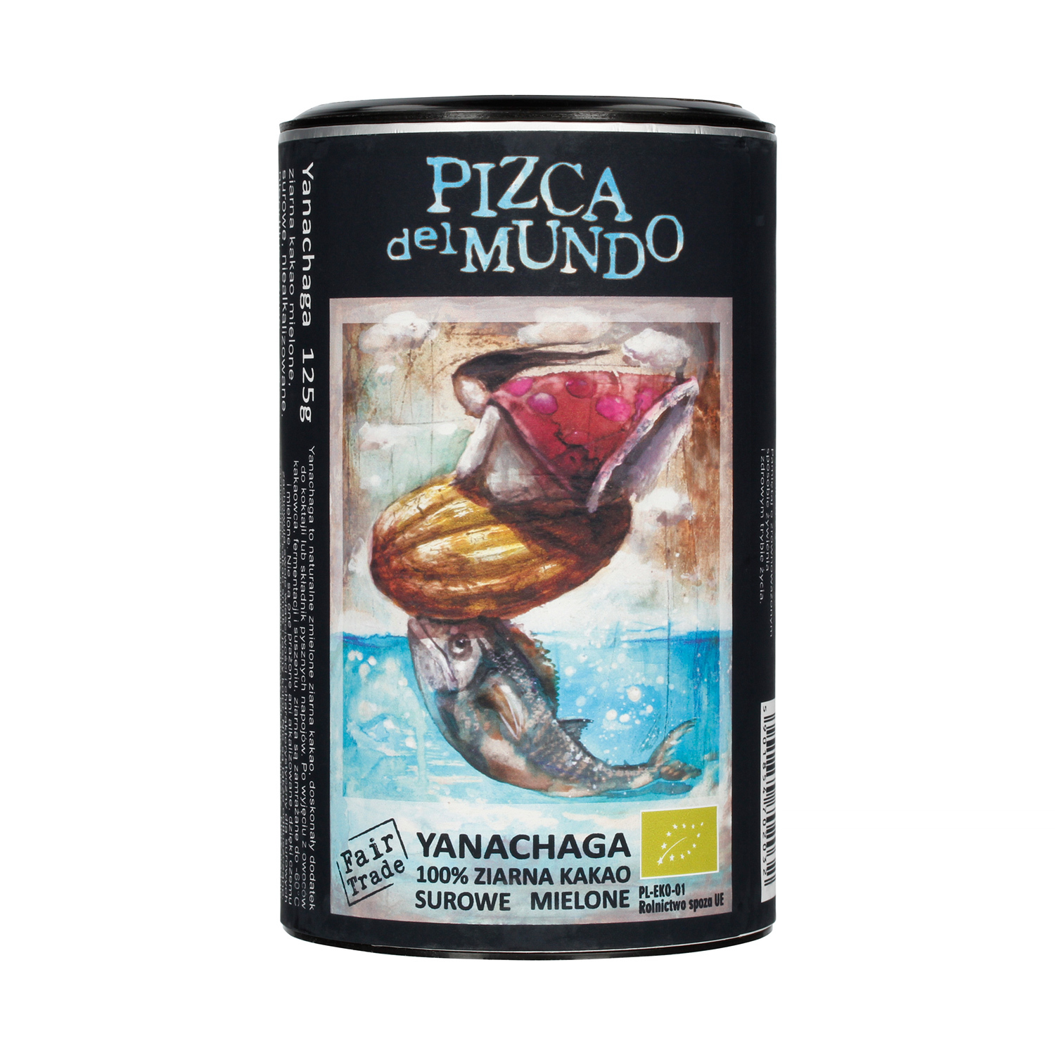 Pizca del Mundo - Yanachaga - 100% surowe mielone kakao nieodtłuszczone 125g