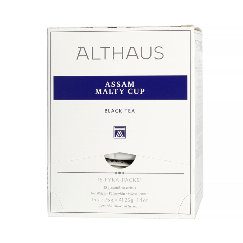 Althaus - Assam Malty Cup Pyra Pack - 15 Tea Pyramids