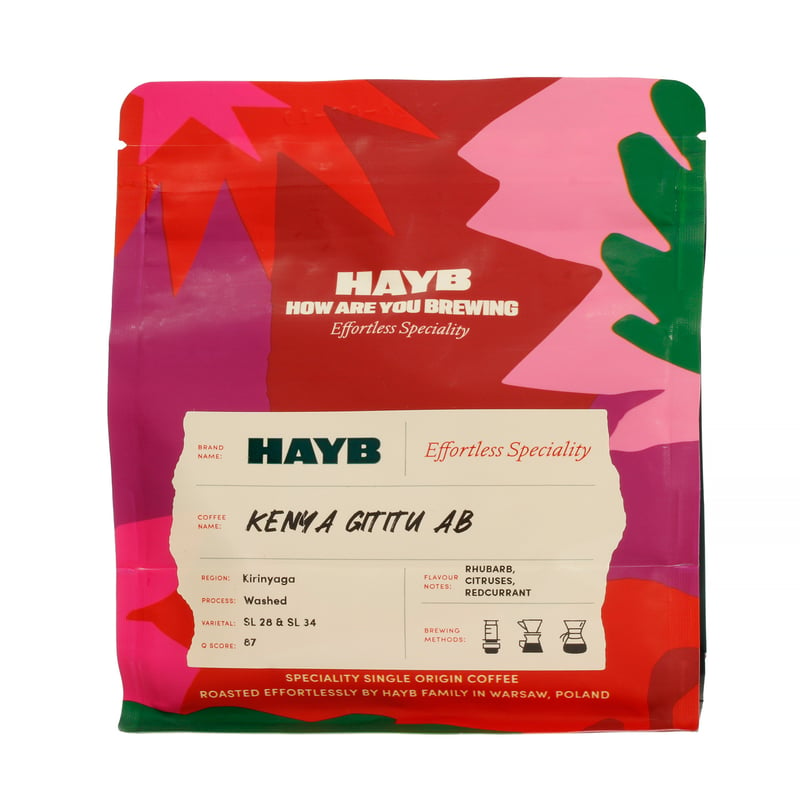 HAYB - Kenia Gititu AB Washed Filter 250g