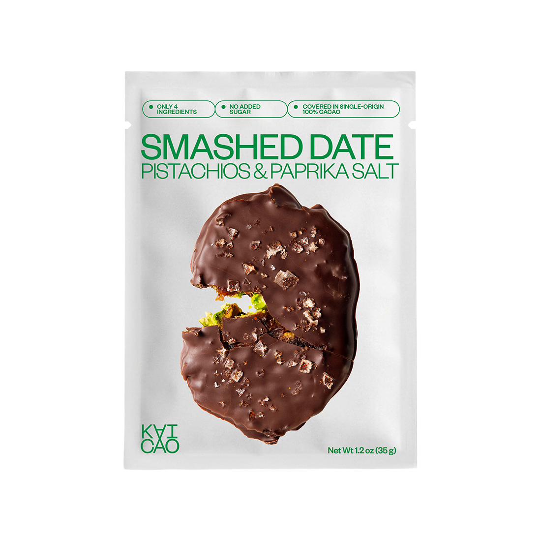 KAICAO - Przekąska daktylowa Smashed Date z pistacjami 35 g