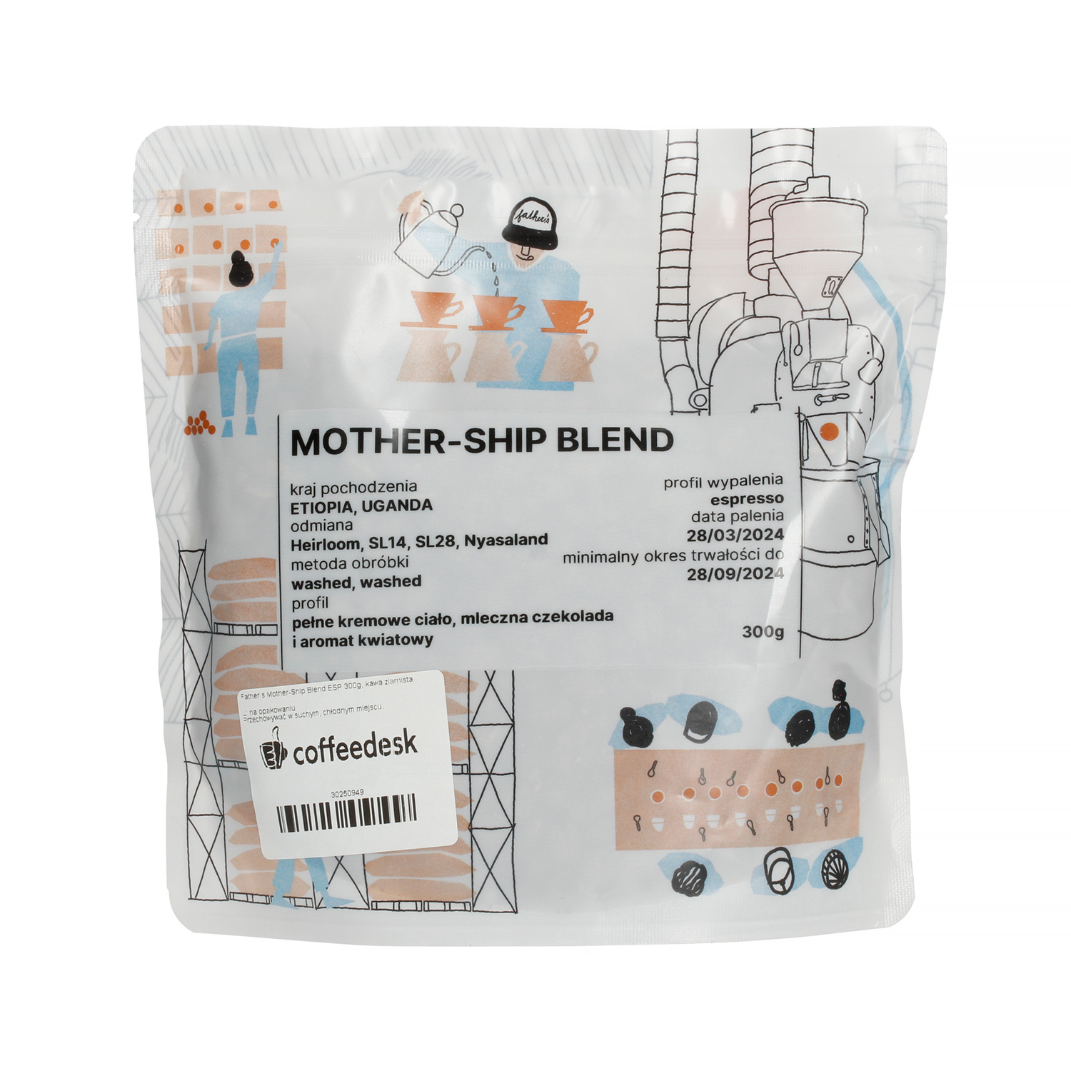 Father's Coffee - Mother-Ship Blend Espresso 300g