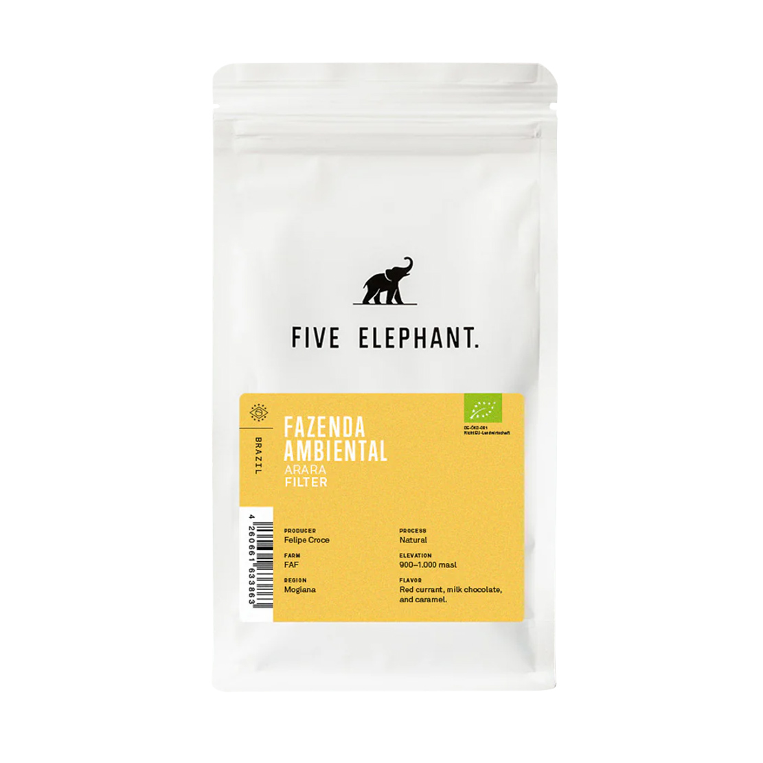 Five Elephant - Brazil Mogiana Fazenda Ambiental Fortaleza Natural Filter 250g