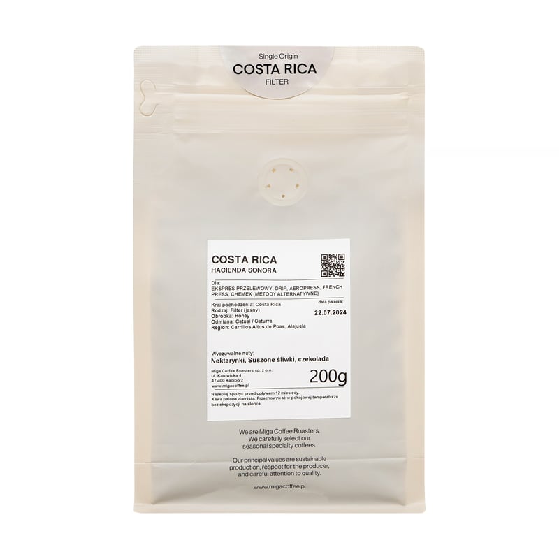 Miga Coffee - Kostaryka Alajuela Honey Filter 200g