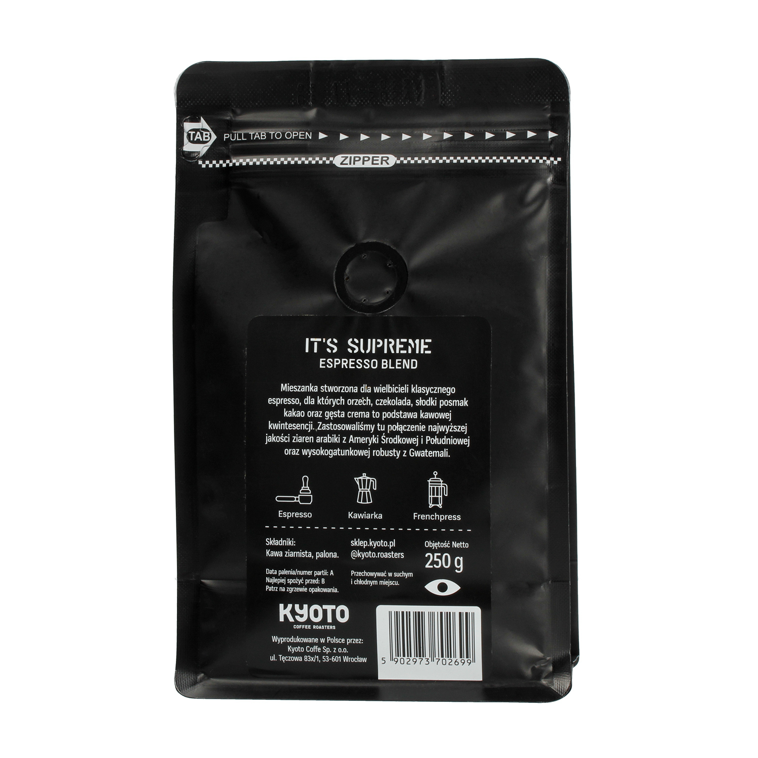 KYOTO - It's Supreme Espresso Blend 250g