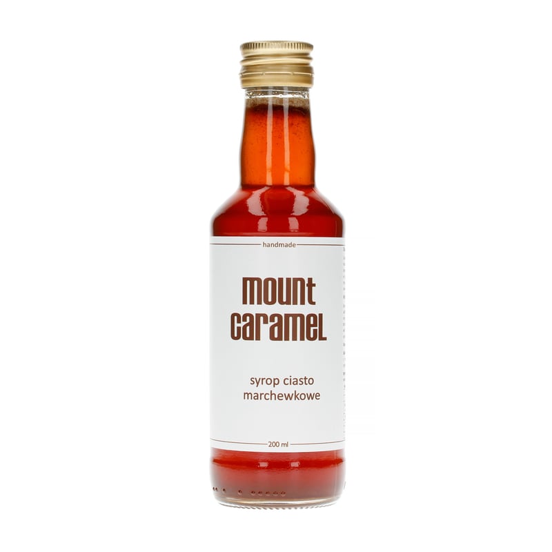 Mount Caramel Dobry Syrop - Ciasto Marchewkowe 200 ml