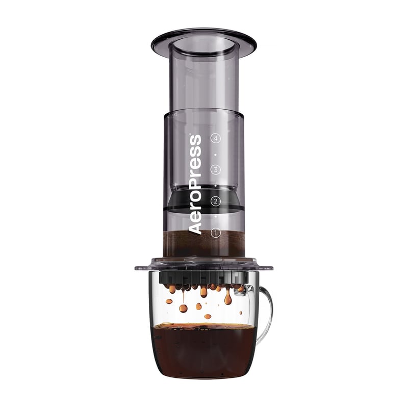 AeroPress Clear Black - Zaparzacz do kawy czarny