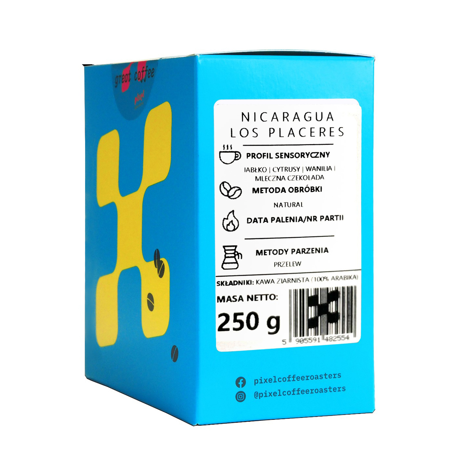 PIXEL - Nicaragua Los Placeres Natural Filter 250g