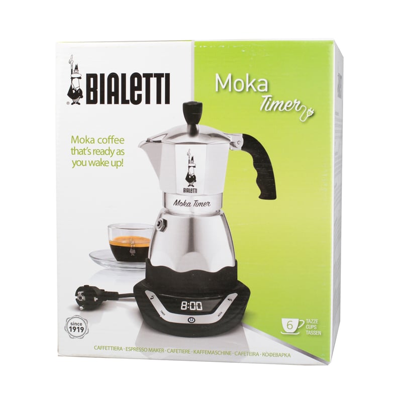 Kawiarka elektryczna Bialetti Moka Timer 6tz (outlet)