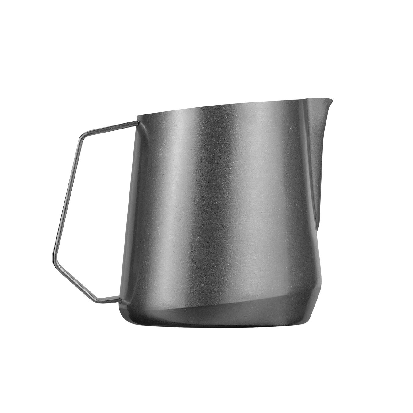 MHW-3BOMBER - Milk frothing pitcher U-Shape GT silver spot stainless steel 600 ml 