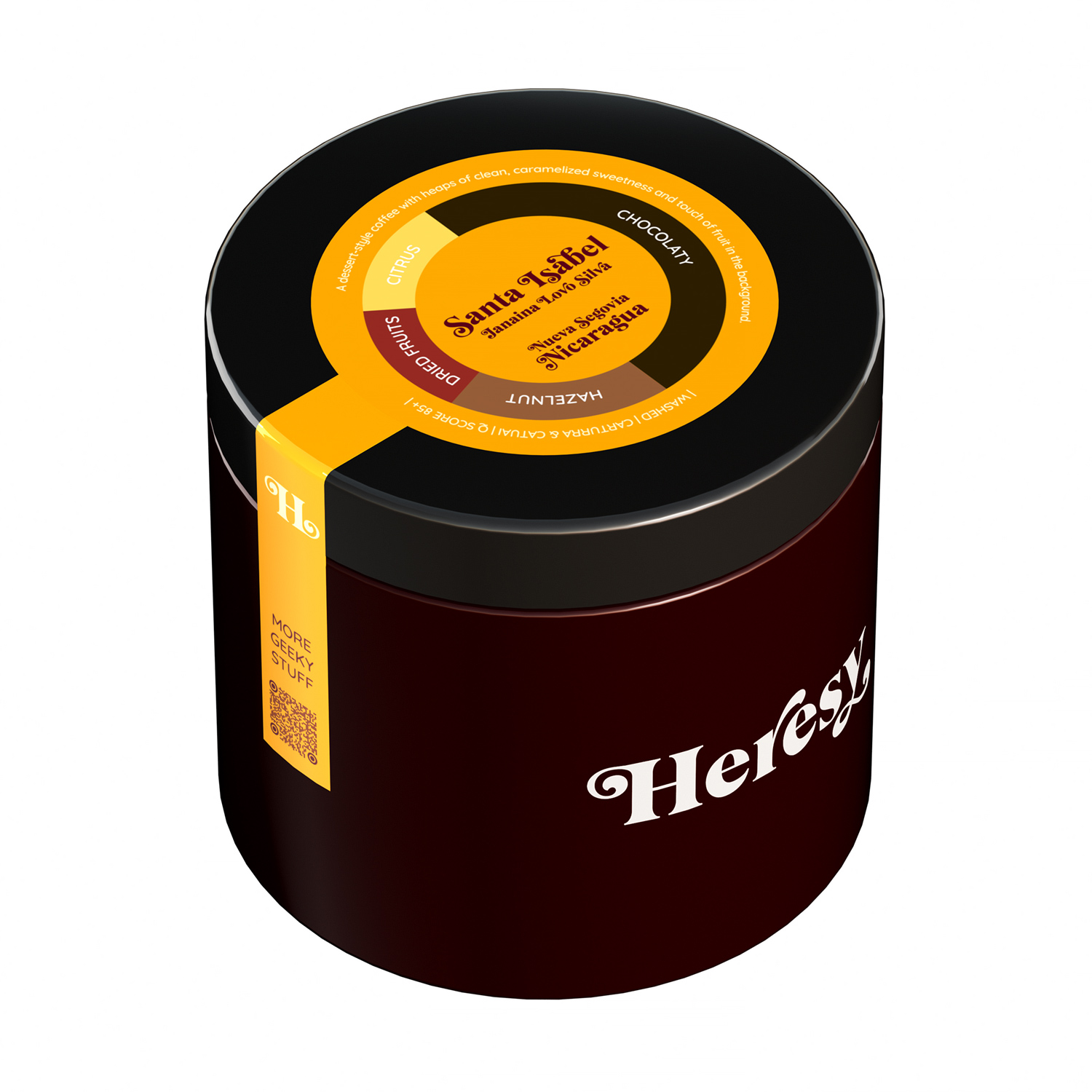 Heresy - kawa ziarnista Nikaragua Santa Isabel Washed Filter 252 g