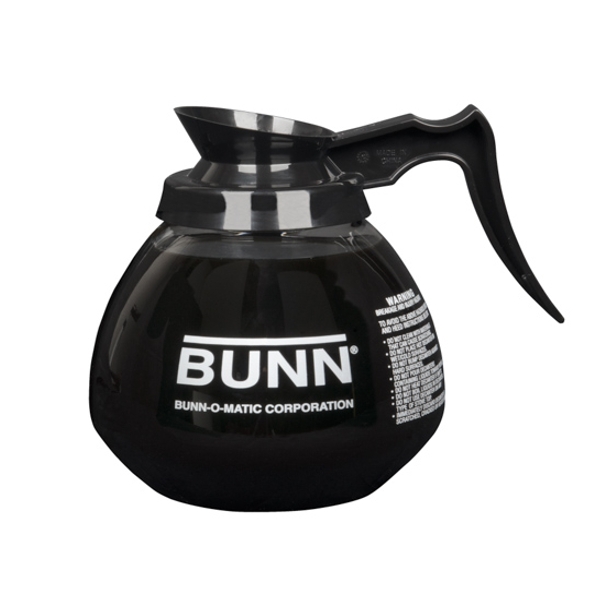 Bunn Black Handle Glass Decanter 1.9 L