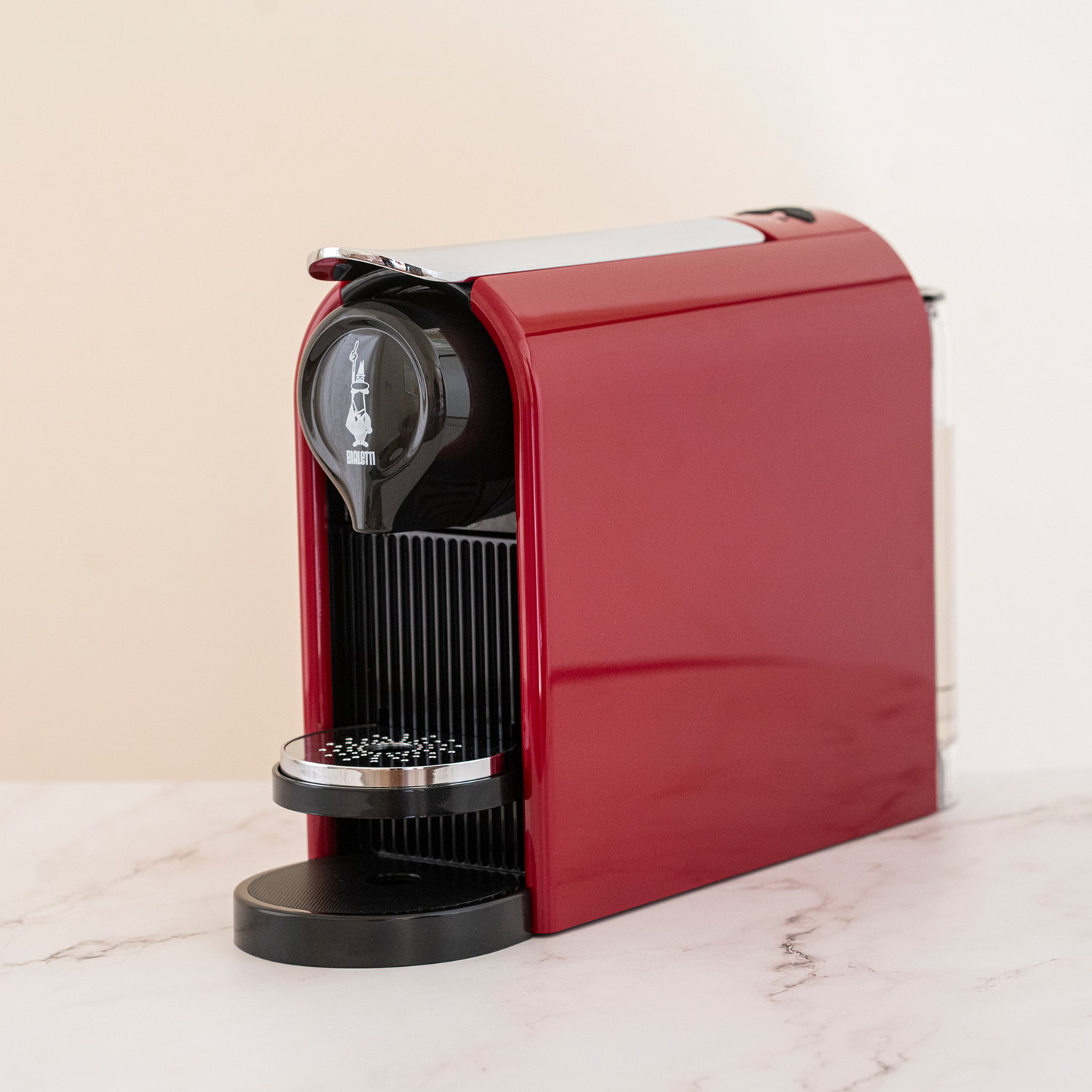Bialetti - Capsule Coffee Maker Gioia Plus - Red + 48 capsule NAPOLI