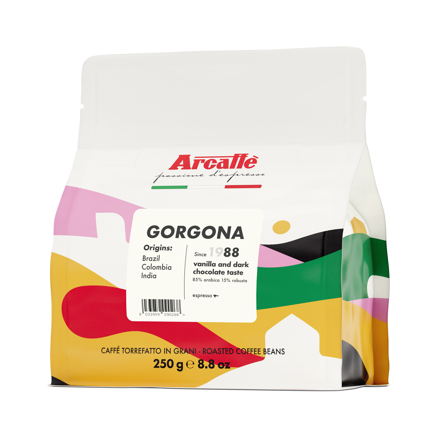 Arcaffe - kawa ziarnista Gorgona 250 g