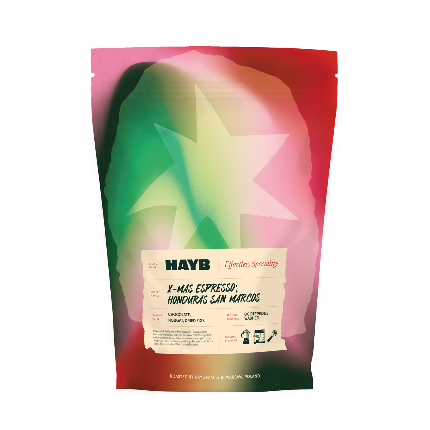 HAYB - X-mas Honduras San Marcosl Washed Espresso 250 g