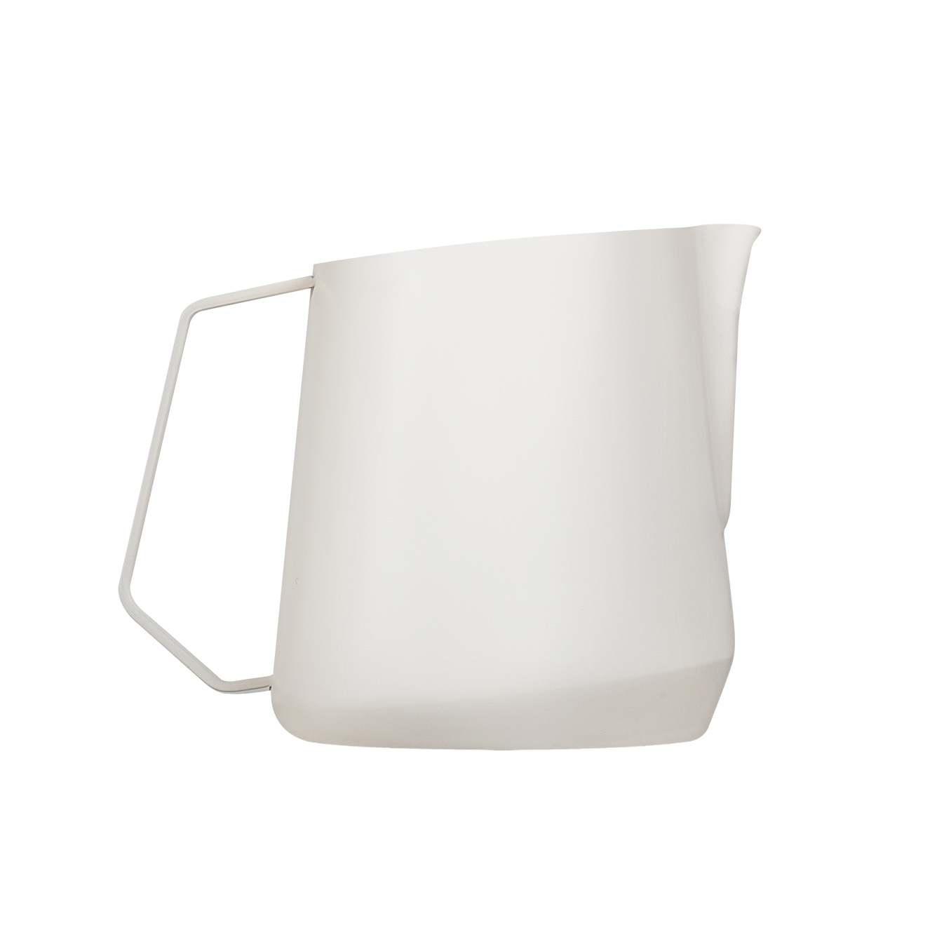 MHW-3BOMBER - Dzbanek do spieniania mleka U-shape GT stal nierdzewna biały mat 600 ml