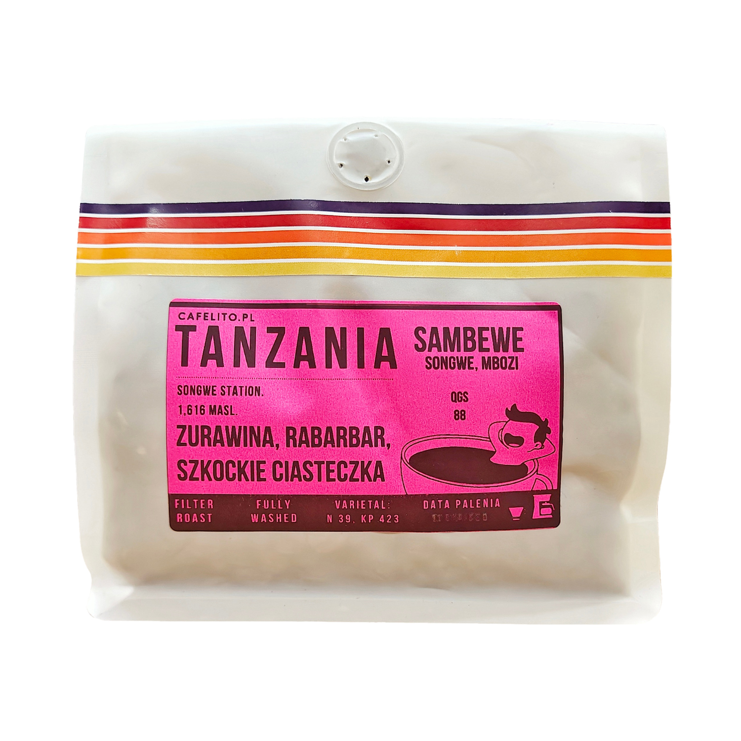 Cafelito - kawa ziarnista Tanzania Sambewe Washed Filter 250 g