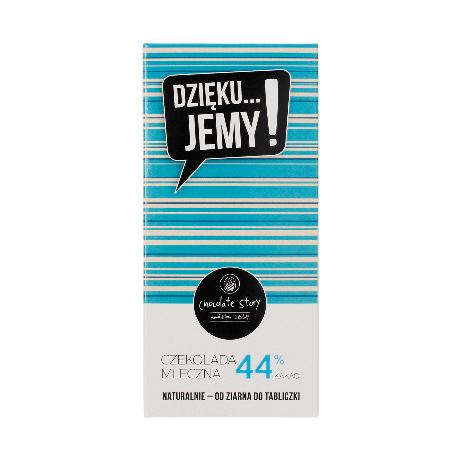 Manufaktura Czekolady - Chocolate 44% DZIĘKU...JEMY! - Blue Pack