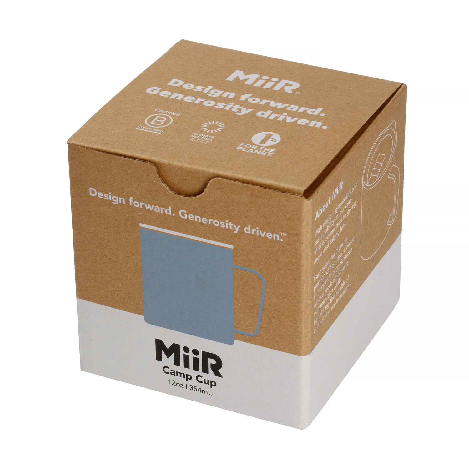 MiiR - Camp Cup Szaroniebieski - Kubek kempingowy 350ml