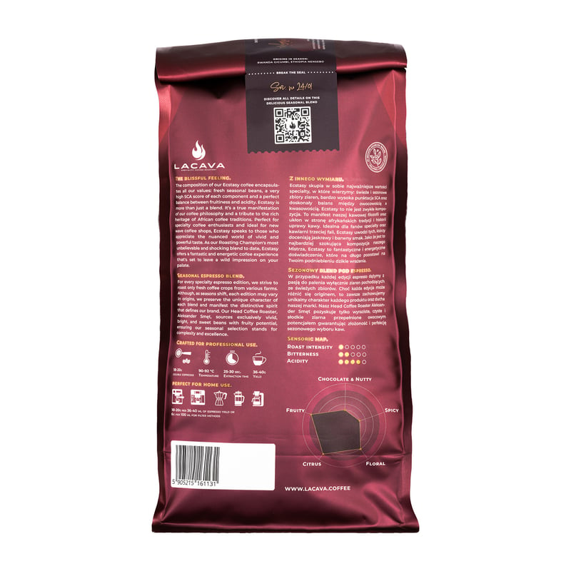 LaCava - Ecstasy Espresso 1kg (outlet)