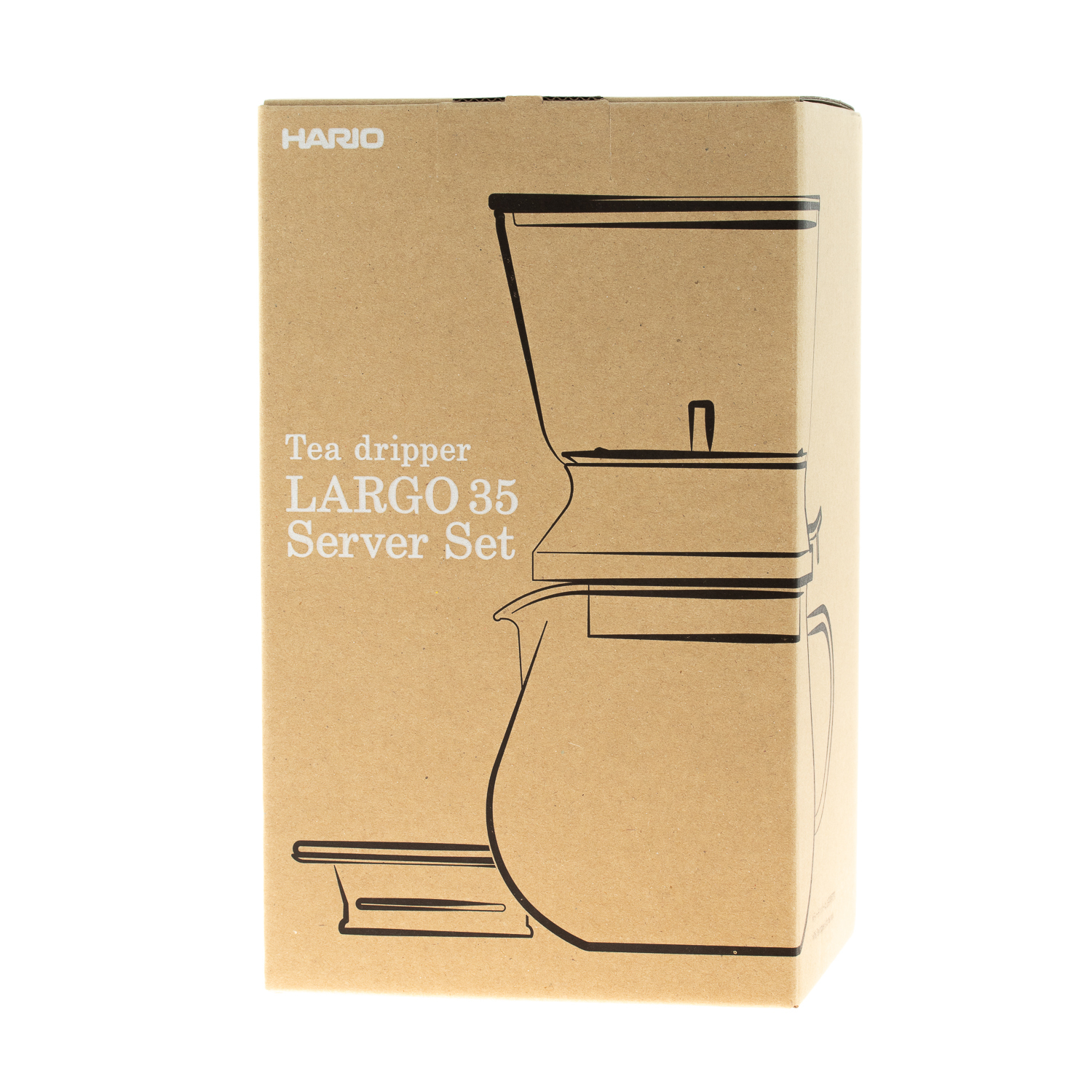 Hario Largo 35 Tea Dripper Server Set