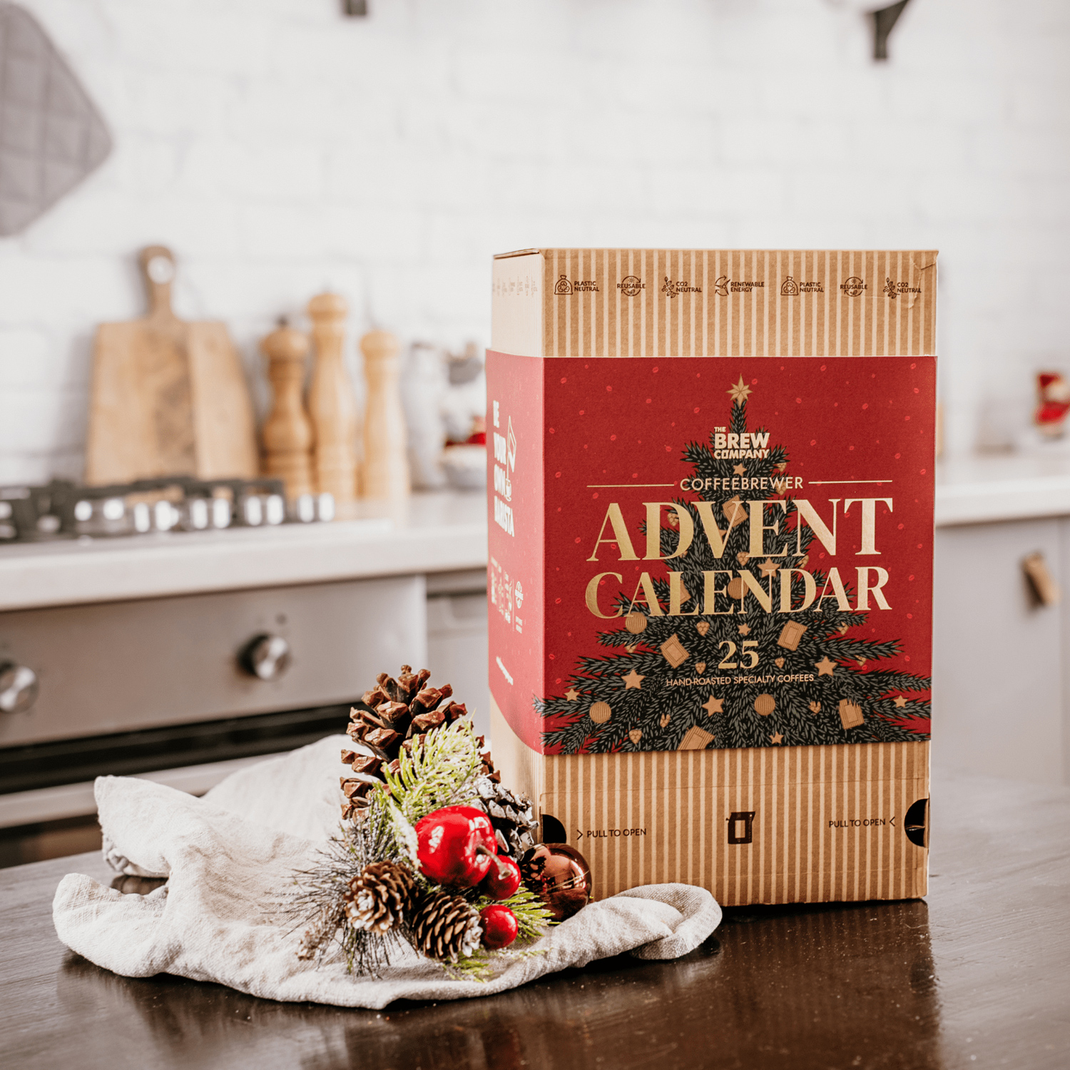 The Brew Company - Advent Calendar Festive Red Coffee Omniroast 525 g