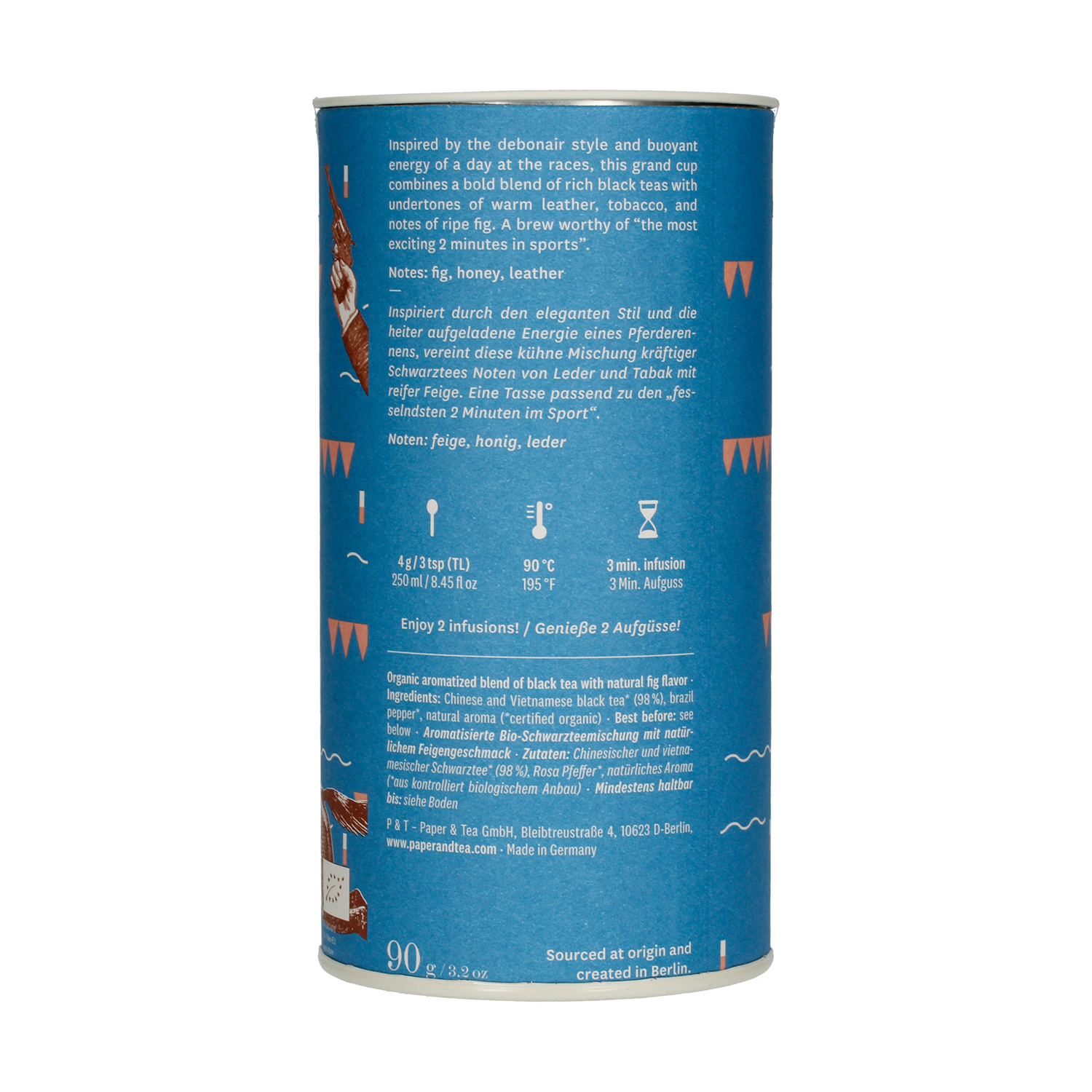 Paper & Tea - Jackpot Derby - Loose Tea - 90g Tin