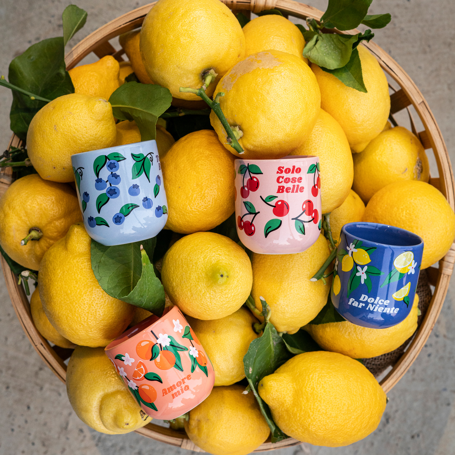 Bialetti - Fruit Vibes zestaw 4 czarek 90ml