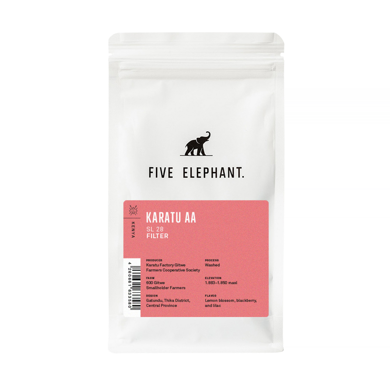 Five Elephant - Kenia Karatu AA Filter 250g