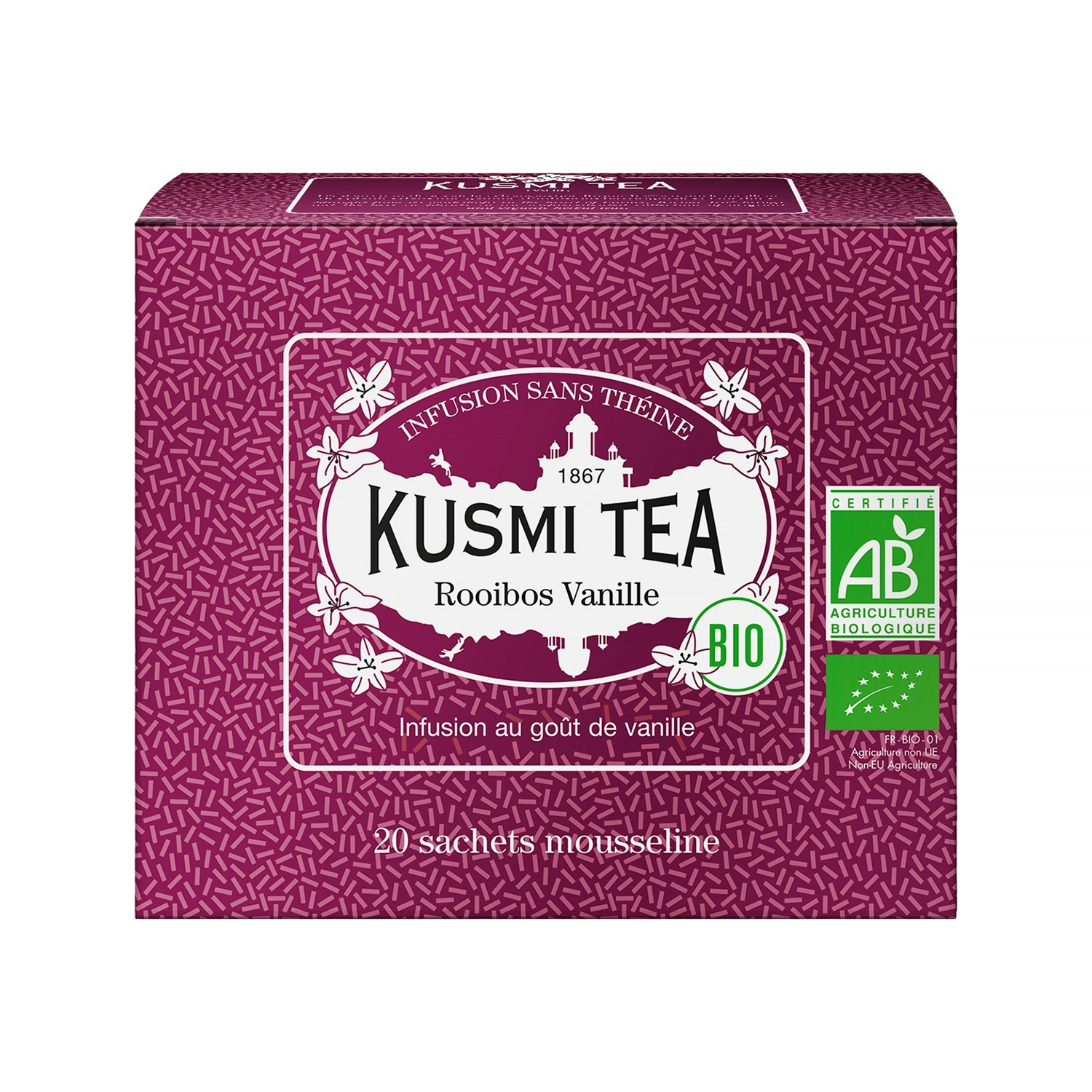 Kusmi Tea - Rooibos z Vanilią Bio - 20 Tea Bags